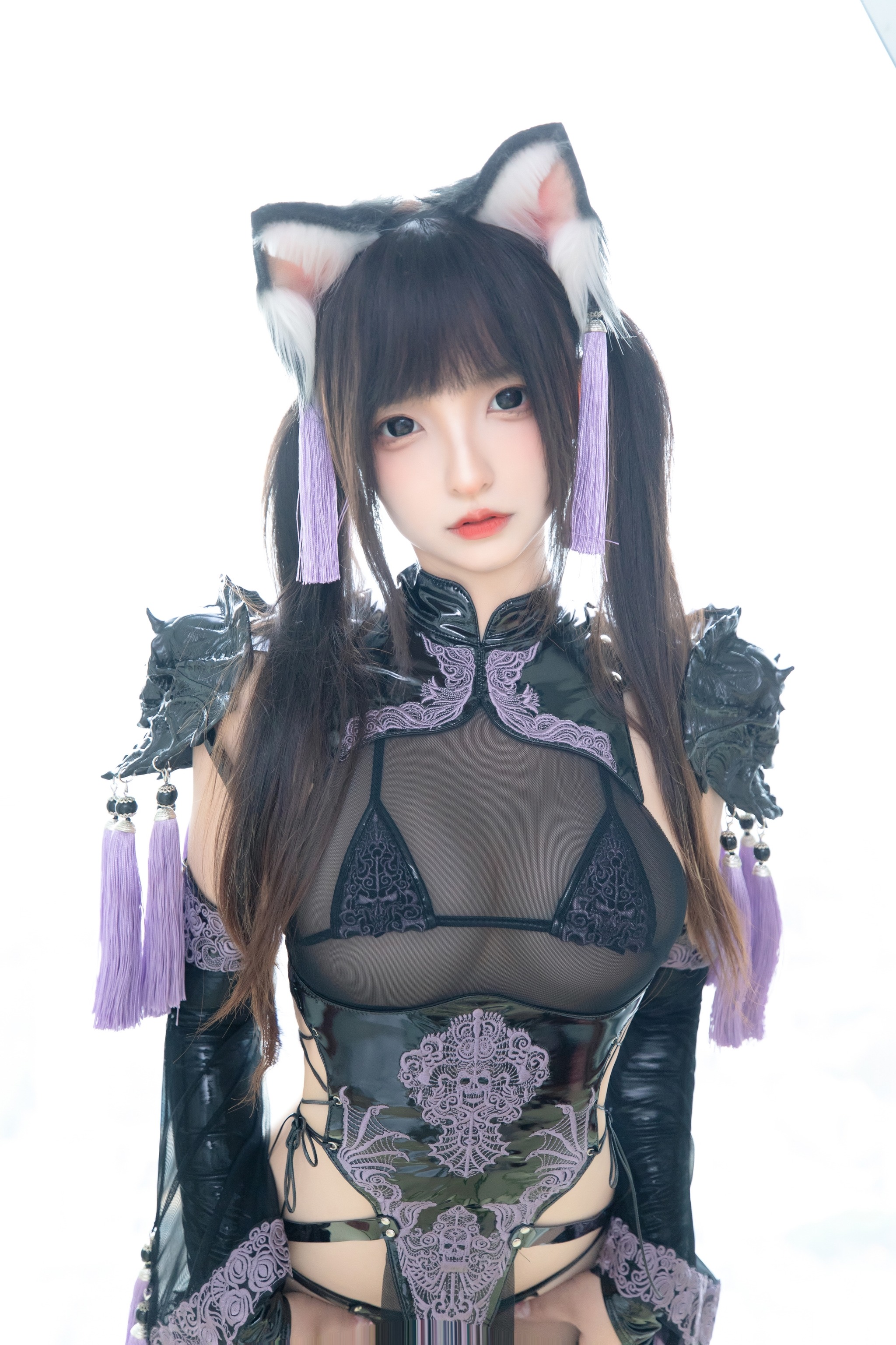 神楽坂真冬 - NO.144 旗袍猫女[75P2V]-XikXak